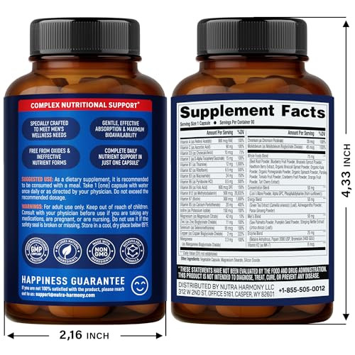 Nutraharmony Saw Palmetto & Multivitamins For Men Capsules