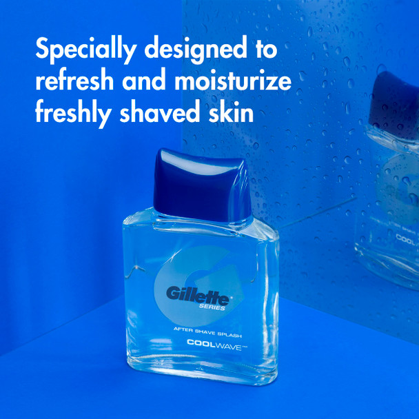 Gillette Series After Shave Splash Cool Wave 3.30 oz
