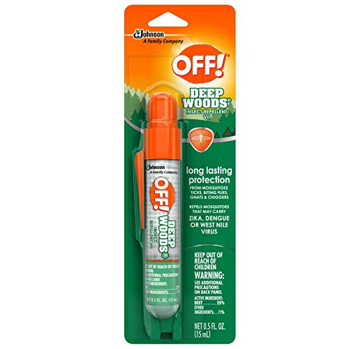 Off Deep Woods Insect Repellent Bug Spray With Long Lasting Protection From Mosquitos 0.5 Oz