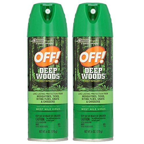 Off Deep Woods Dry Insect Repellent - Bug Spray 3 Pack & Towelettes