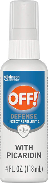 Off Defense Insect Repellent Spritz With Picaridin 3 Pack Bug Spray With Long Lasting Protection From Mosquitoes 4 Oz
