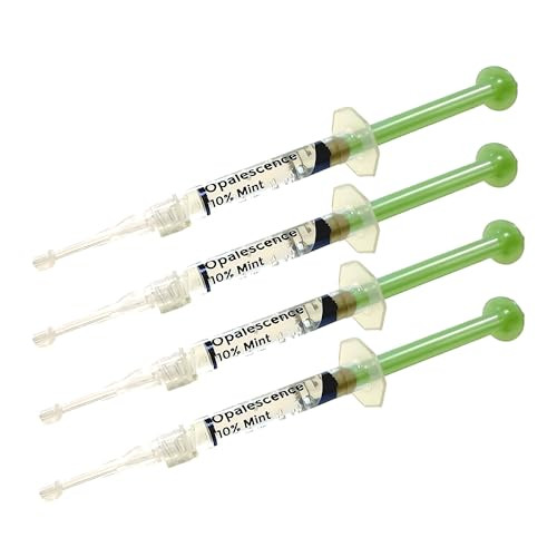 Opalescence 10 Teeth Whitening Kit - Gel Syringes Refills - Low Sensivity (4 Syringes) - Fluoride Carbamide Peroxide - Made In The Usa By Ultradent 5211-2