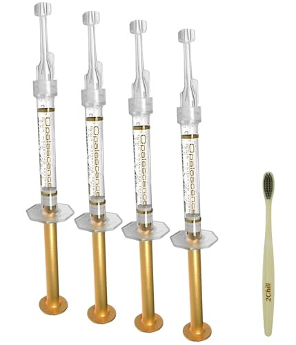 Opalescence 45 Syringes Teeth Whitening Gel - With Pf - (4 Syringes) Refill Kit Carbamide Peroxide. W/Toothbrush In Mint Flavor. Tooth Whitening 5359-2T