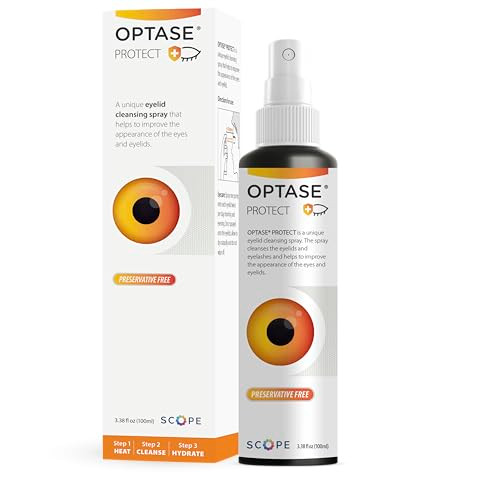 Optase Protect Eyelid Cleansing Spray 100Ml Gentle Hypochlorous Acid Spray For Daily Eyelid And Lash Hygiene Soothing Preservative-Free Formula - For Use On Skin Around Dry And Sensitive Eyes
