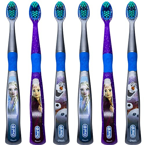 Oral-B Disney Frozen Toothbrush 3 Yrs Extra Soft (Characters Vary) - Pack Of 6