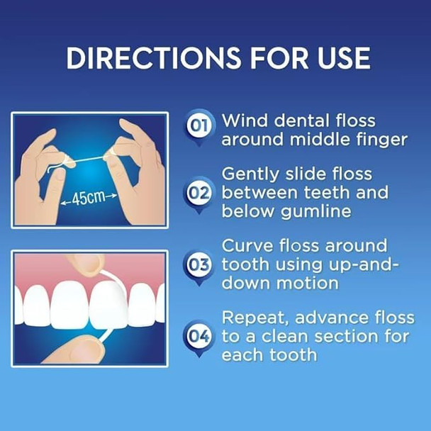Oral-B Super Floss 50 Pre-Cut Strands Mint (Pack Of 3)