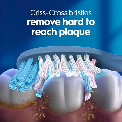 Oral-B Toothbrush Pro-Health Plaque Eraser Manual Toothbrush Reaches Deeper Between Teeth Soft 4 Count