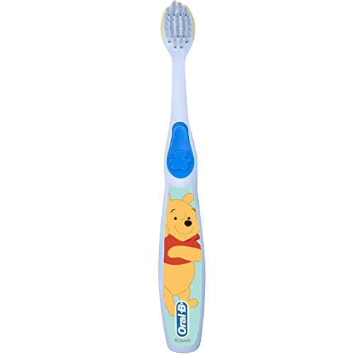 Oral-B Baby Manual Toothbrush Pooh Characters 0-3 Years Old Extra Soft (Characters Vary) - Pack Of 2