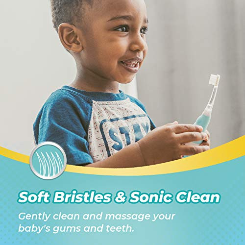 Papablic Babyhandy 2-Stage Bundle With Debby Toddler Sonic Electric Toothbrush