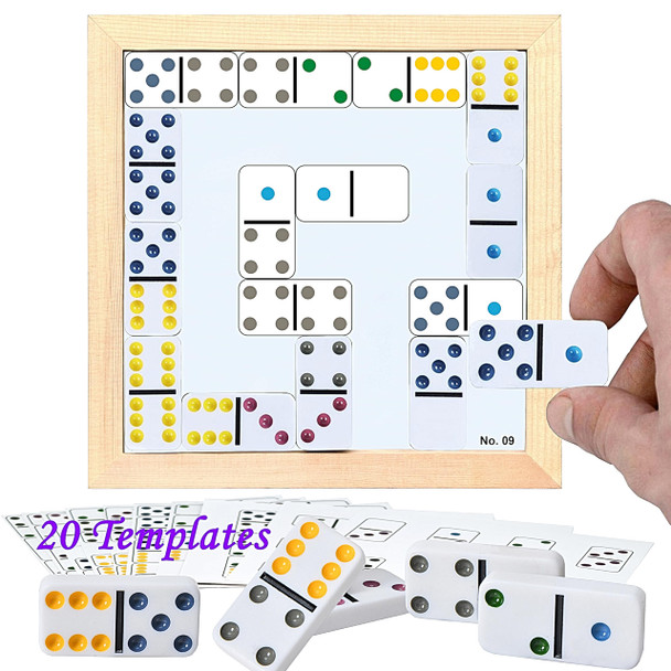 Phieley Dementia Activities For Seniors Matching The Domino Alzheimers Products For Elderly Activity Kits For Dementia Patients Easy Memory Games Busy Board Gadgets s
