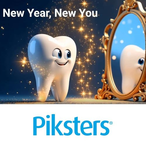 Piksters Dental Floss 4 Pack (262.4 Yds) Extra Strong Dental Floss Plaque Remover For Teeth Shred Resistant Smooth Gliding Waxed Deep Cleaning Teeth Flosser Oral Care For Adults & Kids