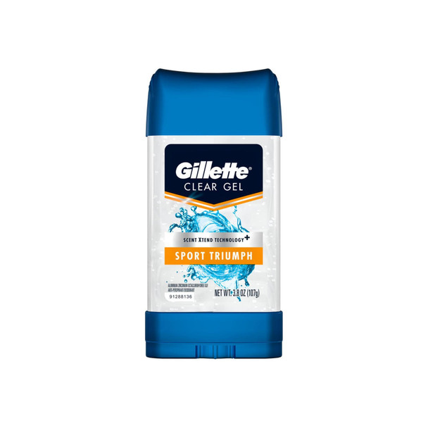 Gillette Sport Anti-Perspirant Deodorant Clear Gel, 3.8 oz