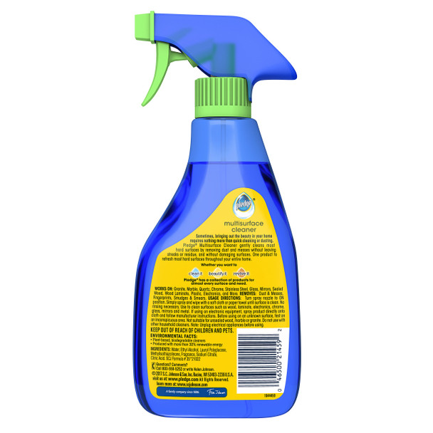 Pledge Multisurface Cleaner Trigger Spray Fresh Citrus - Electronic Stainless Steel & Glass Cleaner 16 Oz (3 Pk)