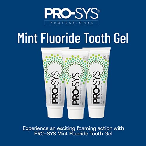 Pro-Sys Mint Fluoride Toothpaste Gel Ada Approved Prevents Cavities Gingivitis And Plaque Pack Of 3