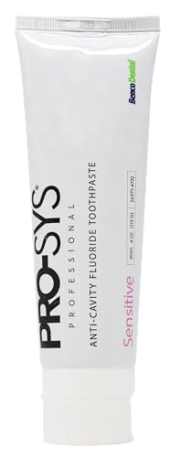 Pro-Sys Professional Sensitive Toothpaste For Cavity Protection & Enamel Repair For Sensitive Teeth Fluoride Toothpaste Sooth Nerve Endings And Reduce Pain Fresh Mint Gel (Pack Of 4)