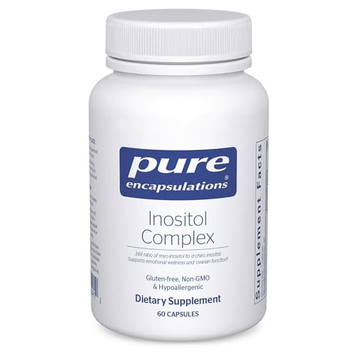 Pure Encapsulations Inositol Complex Supplement To Support Energy Healthy Metabolism And Ovarian Function 60 Capsules