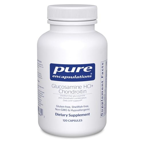 Pure Encapsulations Glucosamine Hcl Chondroitin Hypoallergenic Dual Strength Support For Healthy Joint Motility And Function 120 Capsules