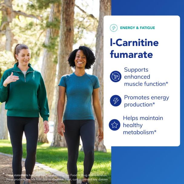 Pure Encapsulations L-Carnitine Fumarate Hypoallergenic Supplement Support For Enhanced Muscle 120 Capsules