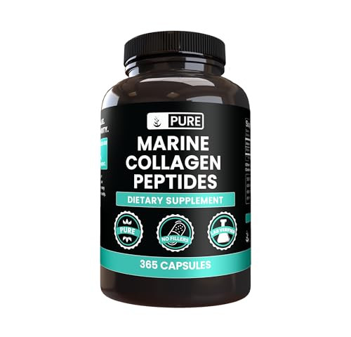 Pure Original Ingredients Marine Collagen (365 Capsules) No Magnesium Or Rice Fillers Always Pure Lab Verified