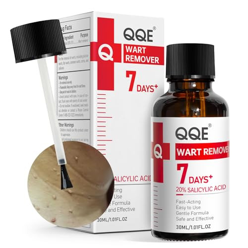 Qqe 20 Salicylic Acid Wart Remover Liquid Zero Pain Wart Remover For Plantar Common Flat Wart Foot Corn For Multiple Parts Of Body (Pack Of 1)