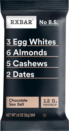Rxbar Rx Bar Chocolate Sea Salt Protein Bar 1.83 Oz 12 Count