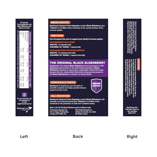 Sambucol Sambucol Immuno Forte Capsules 30 Capsule