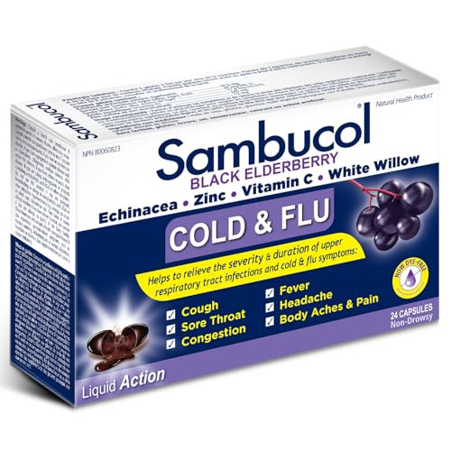 Sambucol Cold And Flu Capsules 24 Ct