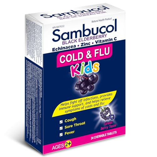 Sambucol Cold And Flu Kids Chewables 24 Ct