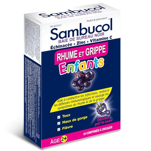 Sambucol Cold And Flu Kids Chewables 24 Ct