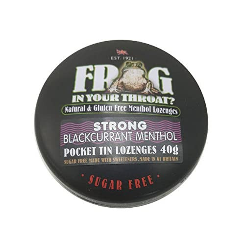 Simpkins Natural Frog In Your Throat Lozenges Blackcurrant Menthol 1.41 Oz