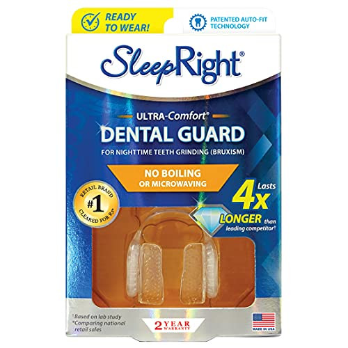 Sleepright Ultra-Comfort Dental Guard Premium Night Guard For Teeth Grinding & Clenching Soft No Boil Mouth Guard Non-Toxic Bpa-Free For Adults