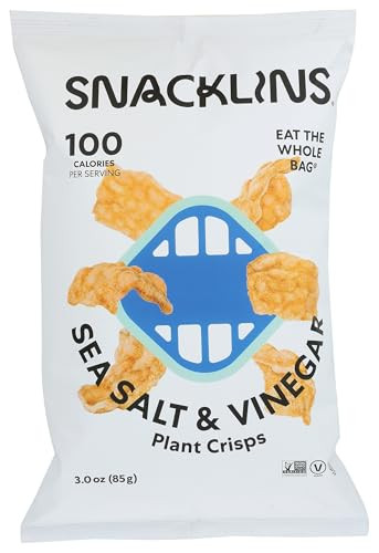 Snacklins Sea Salt And Vinegar Plant Crisps 3 Oz