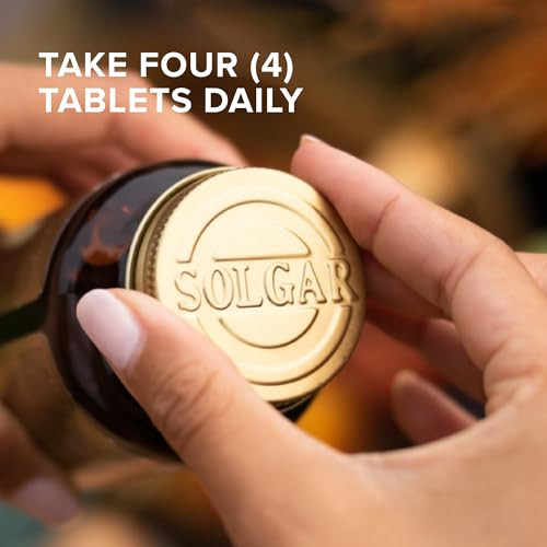 Solgar Chelated Magnesium - 100 Tablets - Supports Nerve & Muscle Function - Non-Gmo Vegan Gluten Free Dairy Free Kosher 25 Servings