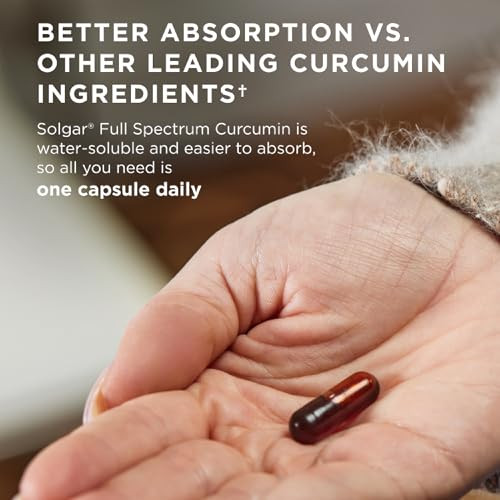 Solgar Full Spectrum Curcumin - 60 Licaps Pack Of 2 - Superior Absorption - Brain Joint & Immune Health - Non-Gmo Vegan Gluten Free Dairy Free 120 Total Servings