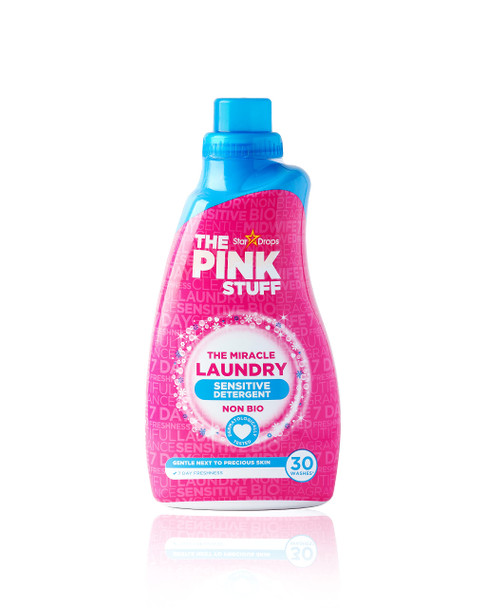 Stardrops - The Pink Stuff - The Miracle Laundry Sensitive Non Bio Liquid - 32Oz Pack Of 2