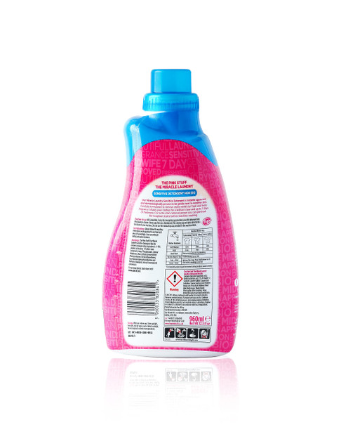 Stardrops - The Pink Stuff - The Miracle Laundry Sensitive Non Bio Liquid - 32Oz Pack Of 2