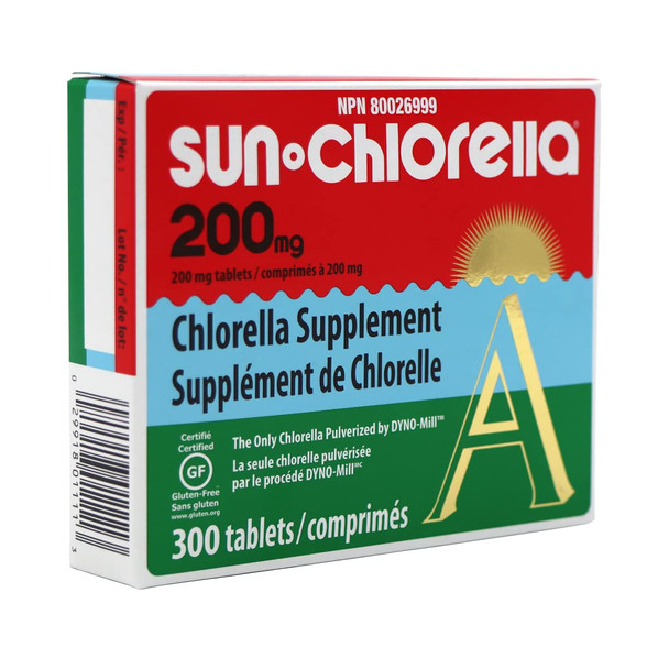 Sun Chlorella Eleuthero Nutritional Tablets 200 Mg 300 Count