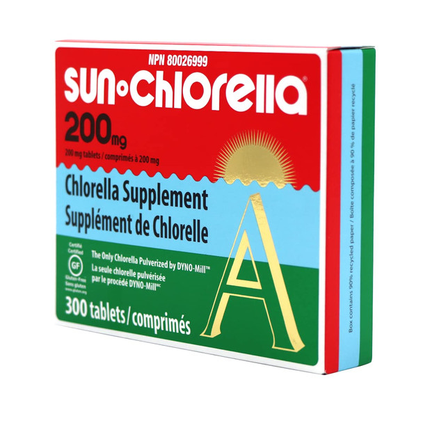 Sun Chlorella Eleuthero Nutritional Tablets 200 Mg 300 Count