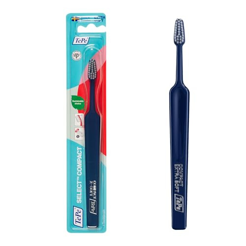 Tepe Select X-Soft Toothbrush Adult Soft-Bristle Toothbrush With Compact Tapered Head And Angled Neck Pack Of 1