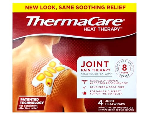 Thermacare Advanced Multi-Purpose Joint Pain Therapy (4 Count Pack Of 3) Heatwraps Up To 8 Hours Of Pain Relief Temporary Relief Of Joint Pains