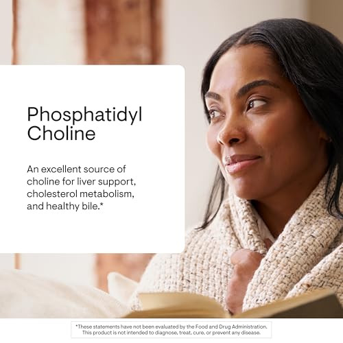 Thorne - Phosphatidyl Choline - Phospholipid Complex For Liver Support Cholesterol Metabolism & Healthy Bile - Third-Party Certified - Gluten & Dairy-Free 60 Softgels