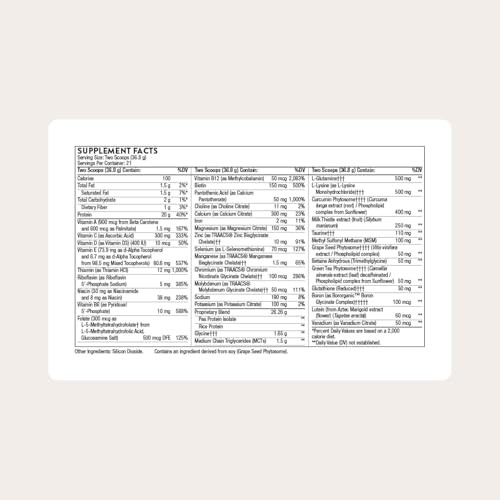 Thorne - Mediclear Plus - Rice & Pea Protein Powder Supplement With A Complete Multi-Vitamin & Mineral Profile - Support For An Elimination Or Detox Program - Third-Party Certified 21 Servings