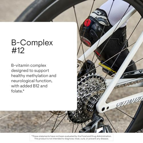 Thorne  B Complex 12  Vitamin B Complex With Choline Supplement  Supports Cellular Energy Production & A Healthy Nervous System Third Party Certified Gluten Dairy and Soy Free 60 Capsules