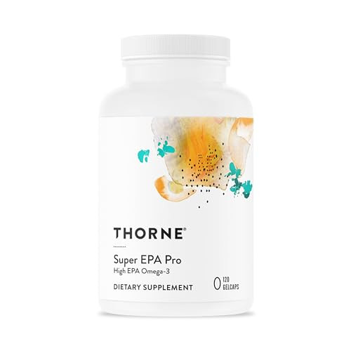 Thorne - Super Epa Pro - Omega-3 Fish Oil Supplement With Epa & Dha From Sustainably Sourced Cold-Water Fish - Promotes Blood Lipid Support - Third-Party Certified - Gluten & Dairy-Free 120 Softgels