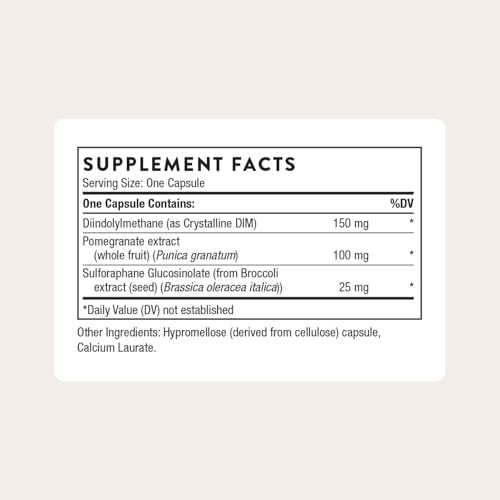Thorne - Hormone Advantage - Estrogen Support & Hormone Balance For Men & Women - Featuring Dim & Pomegranate Extract - Gluten Dairy & Soy-Free 60 Servings