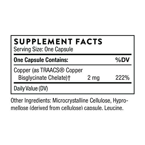 Thorne - Trace Minerals Bundle - Zinc Picolinate And Copper Bisglycinate - Essentials For Wellness 60 Servings