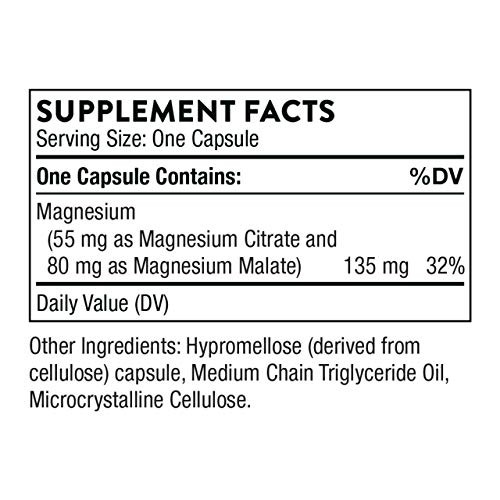 Thorne - Magnesium Citramate & Vitamin D-5000 Duo - Heart Bones Muscles - 60 To 90 Servings