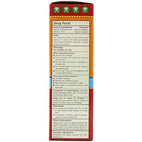 Tiger Balm Liniment 2 Ounces (Pack Of 5)