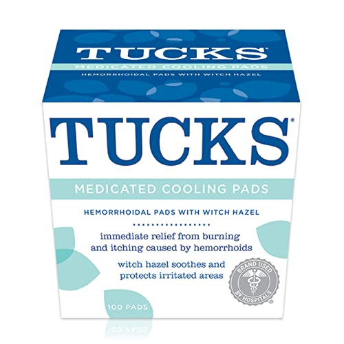 Tucks Medicated Cooling Pads - 100 Ct Pack Of 4
