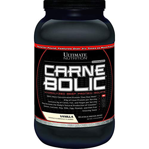 Ultimate Nutrition Carnebolic Hydrolyzed Beef Protein Isolate Vanilla 1.79 Pound